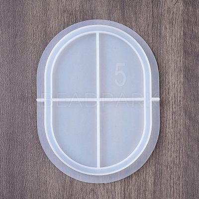 DIY Oval Storage Tray Silicone Molds DIY-B076-02A-1
