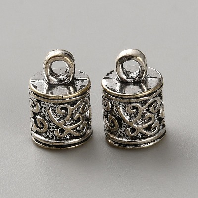Tibetan Style Alloy Cord Ends FIND-WH20023-031AS-06-1