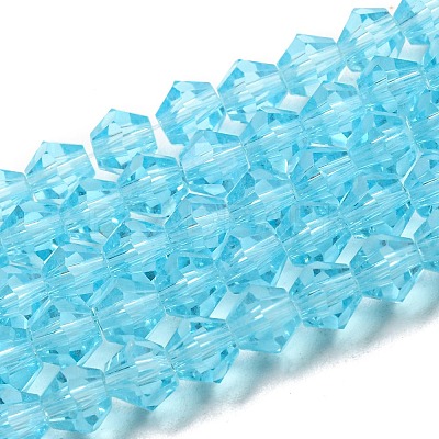 Transparent Glass Beads Strands EGLA-A039-T2mm-D20-1