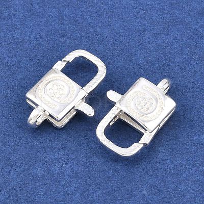 Brass Lobster Claw Clasps KK-B167-17S-1