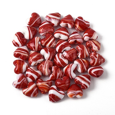 Handmade Lampwork Beads Strands LAMP-YW0002-02B-1