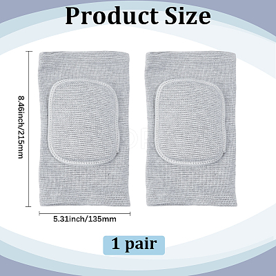 Sponge & Polyester Yoga Sports Knee Pads AJEW-WH20054-202A-01-1