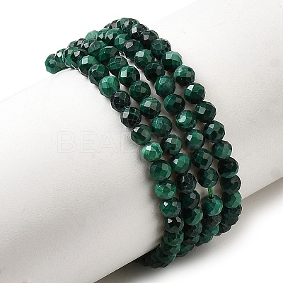 Natural Malachite Beads Strands G-H336-A07-02-1