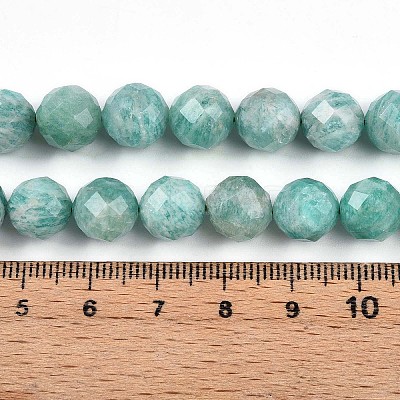 Natural Amazonite Beads Strands G-S345-10mm-25-1
