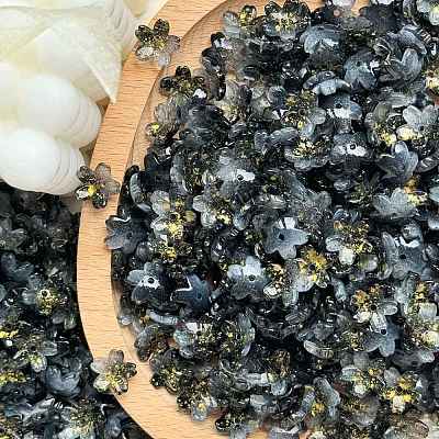 Electroplate Transparent Glass Beads PW-WG44A55-04-1