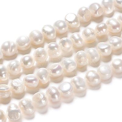 Natural Cultured Freshwater Pearl Beads Strands X-PEAR-I004-08A-1