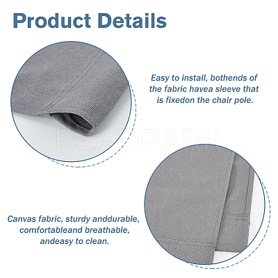 Chair Canvas & Oxford Cloth AJEW-WH0709-156C-07-1