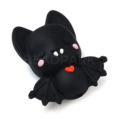 Bat Food Grade Silicone Focal Beads SIL-Q030-14B-1