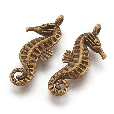 Tibetan Style Alloy Charms TIBEP-A19239-AB-NR-1