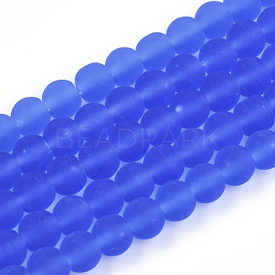 Transparent Glass Beads Strands GLAA-T032-T4mm-MD04-1