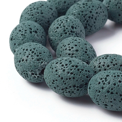 Natural Lava Rock Beads Strands G-F671-03B-14-1