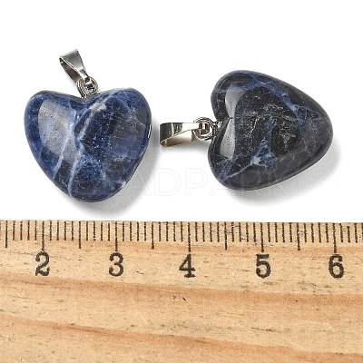 Natural Sodalite Pendants G-K385-03P-03-1
