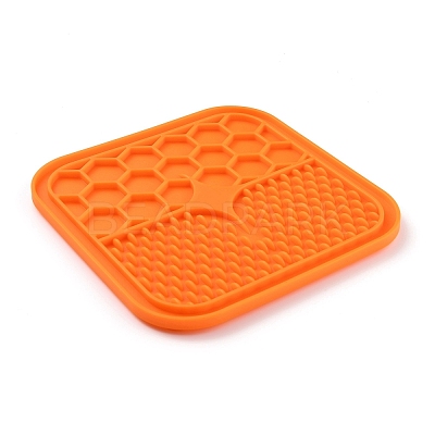 Silicone Dog Lick Mat AJEW-C005-01B-1