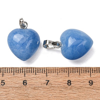 Dyed & Heated Natural Agate Pendants G-I311-A48-G-1