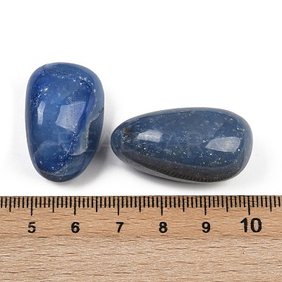 Dyed & Heated Natural Blue Aventurine Beads G-M368-08B-1