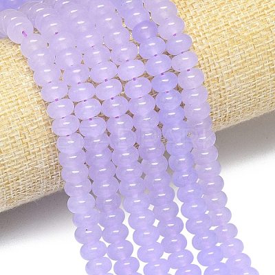 Natural Malaysia Jade Beads Strands G-B165-G01-5x8mm-09-1