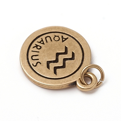 Brass Pendants LS-KK-I668-01AB-04-1