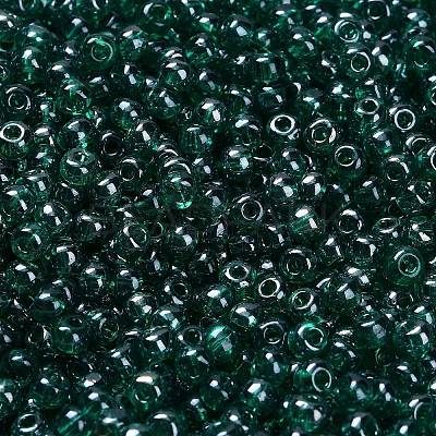FGB 6/0 Grade A Round Glass Seed Beads SEED-Q011-4mm-F520-1