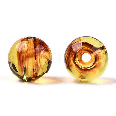 Transparent Acrylic Beads TACR-N018-03C-1