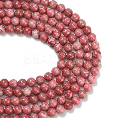 Natural Thulite Beads Strands G-C280-B17-10mm-1
