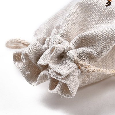 Christmas Cotton Cloth Storage Pouches X-ABAG-M004-02J-1