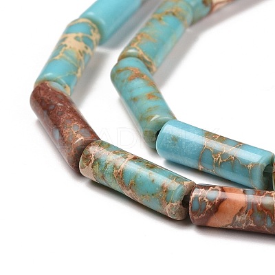 Natural Imperial Jasper Beads Strands G-E508-04D-1