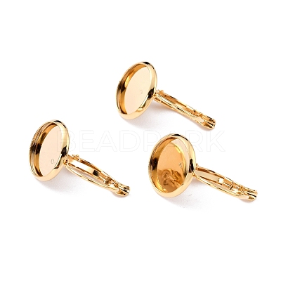304 Stainless Steel Leverback Earring Settings STAS-F191-03G-18mm-1