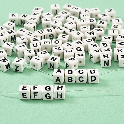 20Pcs Porcelain Beads PORC-FS0001-08K-1
