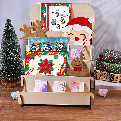 5-Tier Wood Display Risers ODIS-WH0038-242-1