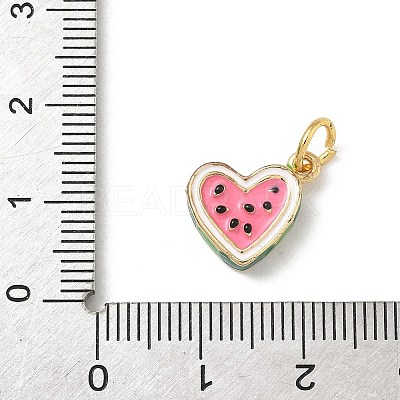 Brass Enamel Pendants KK-H523-01D-G-1