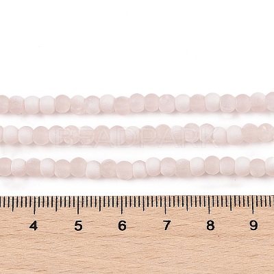 Frosted Crackle Glass Beads X1-GLAA-U001-4mm-M12-1