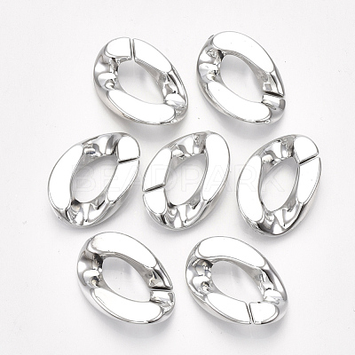 UV Plating ABS Plastic Linking Rings CCB-S162-03P-1