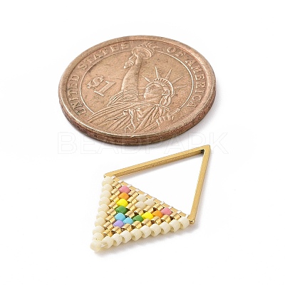 Handmade MIYUKI Japanese Seed Loom Pattern Seed Beads PALLOY-MZ00055-1