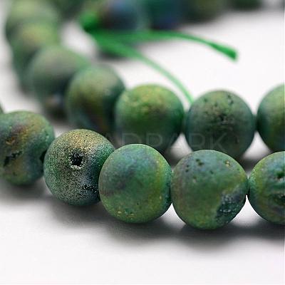 Electroplated Natural Quartz Crystal Beads Strands G-K174-01A-1