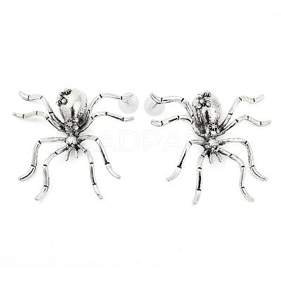 Alloy Rhinestone Stud Earrings EJEW-H155-01AS-1