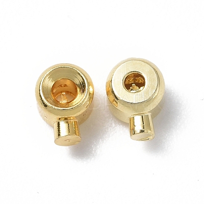 Brass Crimp Beads KK-P223-35G-1