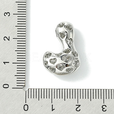 Rack Plating Brass Cubic Zirconia Pendants KK-S378-02P-L-1