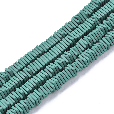 Spray Painted Non-magnetic Synthetic Hematite Beads Strands G-R468-01-03-1