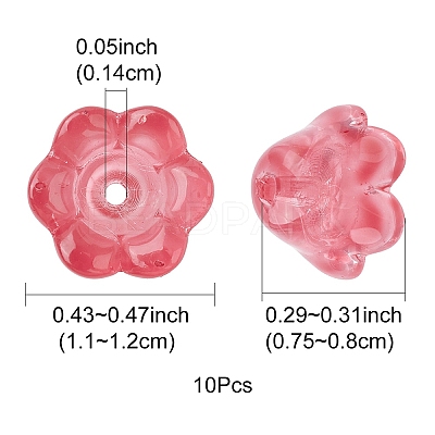 Transparent Glass Beads LAMP-FS0001-09E-1
