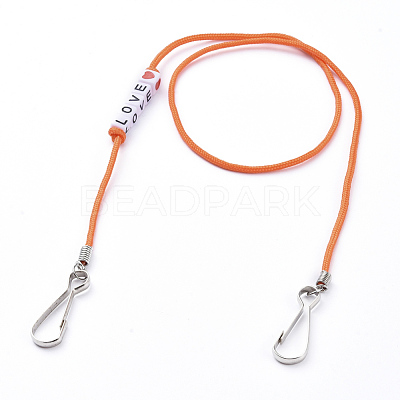 Polyester & Spandex Cord Ropes Eyeglasses Chains AJEW-EH00058-04-1