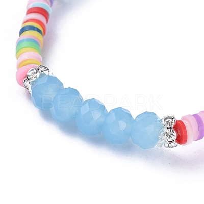 Kids Stretch Bracelets BJEW-JB05194-02-1