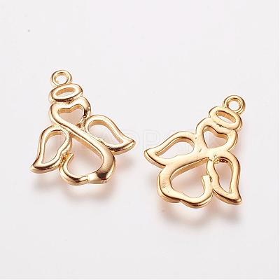Brass Pendants KK-E180-01G-1