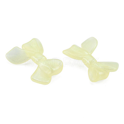 Transparent Luminous Acrylic Beads TACR-T007-11E-1