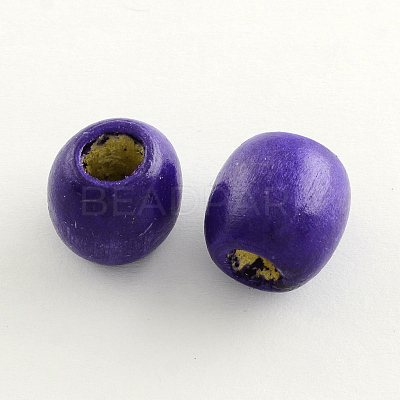 Dyed Natural Maple Wood Beads WOOD-Q007-16mm-05-LF-1