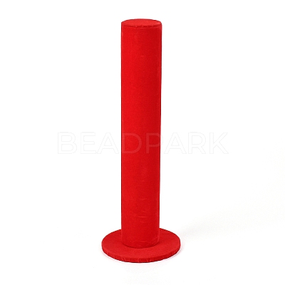 Velvet Vertical Tower Jewelry Bracelet Display Stand ODIS-F006-01D-1