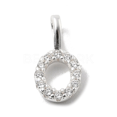 925 Sterling Silver with Cubic Zirconia Charms STER-Q004-01O-S-1