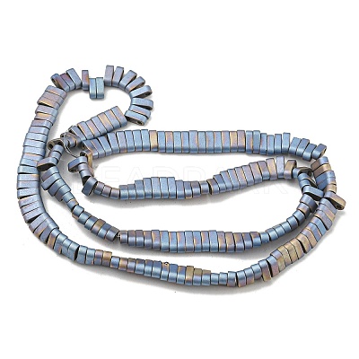 Electroplated Non-magnetic Synthetic Hematite Beads Strands G-C106-B01-02A-1