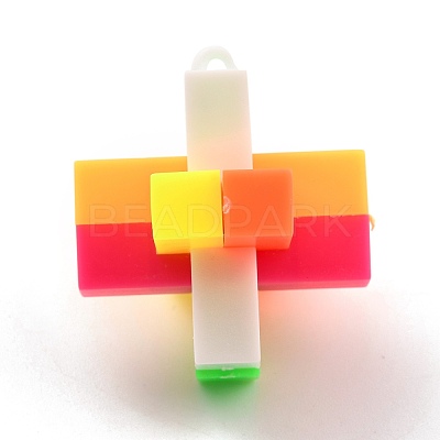 Plastic Pendants KY-B002-03-1