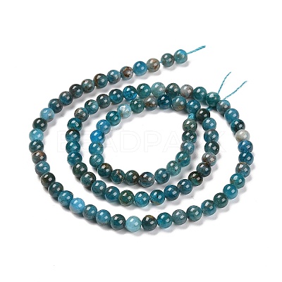 Natural Apatite Beads Strands X-G-D856-01-4mm-1