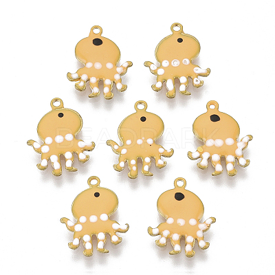 Alloy Enamel Charms PALLOY-S174-14F-1